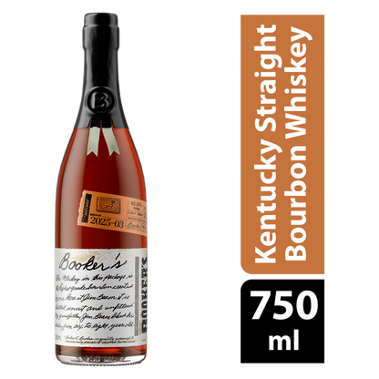 Booker's Kentucky Straight Bourbon Whiskey 750ml (122.4 proof)