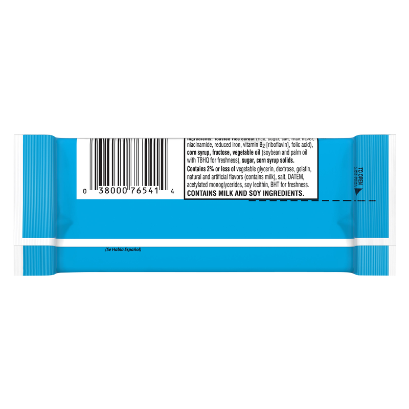Kellogg's Rice Krispies Treats Original 1.3oz Crispy Marshmallow Squares