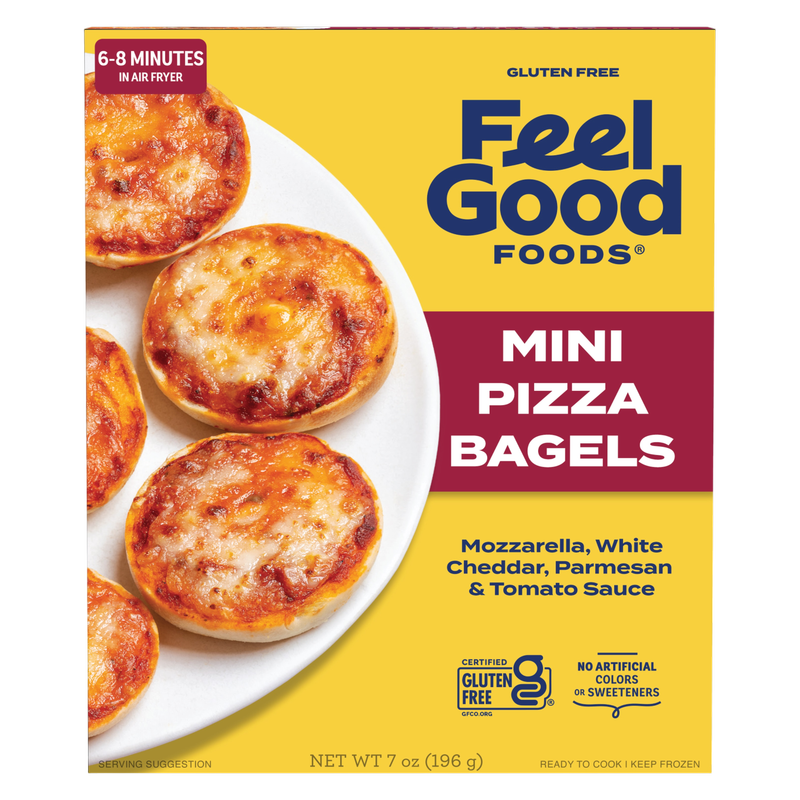 Feel Good Foods Gluten Free Mini Pizza Bagels, 7oz