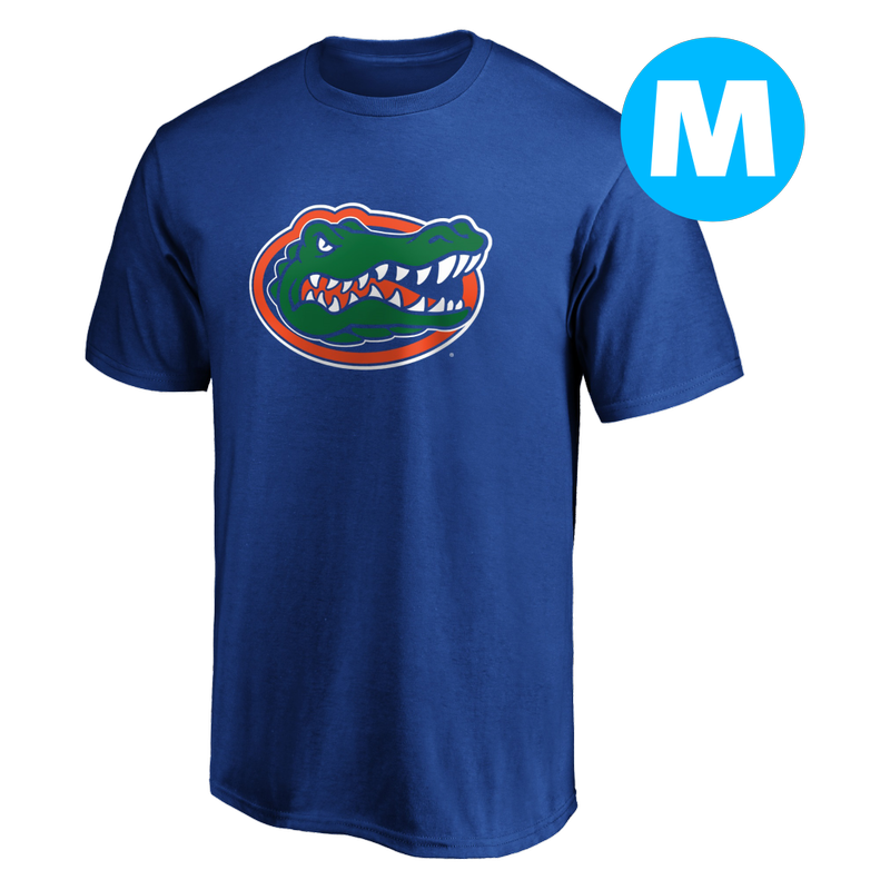 University of Florida Evergreen Cotton Primary Logo Short Sleeve Tee-Size Medium