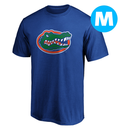 University of Florida Evergreen Cotton Primary Logo Short Sleeve Tee-Size Medium
