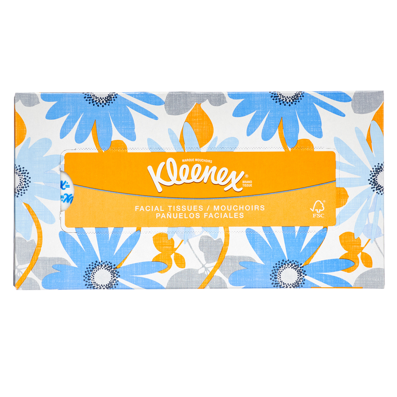 Kleenex White Facial Tissues 100ct