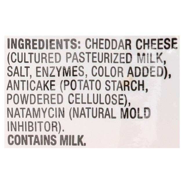 Essential Everyday Shredded Sharp Cheddar Cheese 8oz