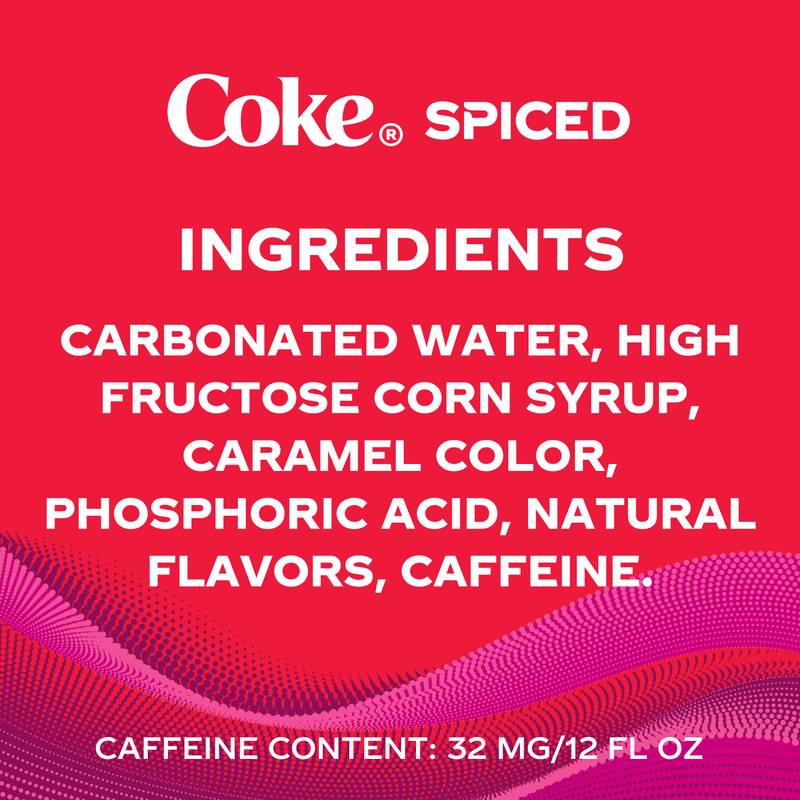 Coca-Cola Spiced 12pk 12oz Can