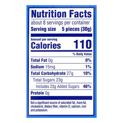 Swedish Fish Blue Raspberry Lemonade Soft & Chewy Candy, 8.04oz