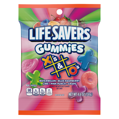 LIFE SAVERS Gummies X's & O's Gummy Candy , 4.6 oz