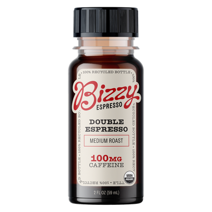 Bizzy Organic Double Espresso Shot Medium Roast 2oz Btl