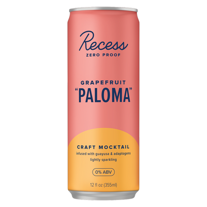 Recess Grapefruit Paloma Mocktail 4pk 12oz Can