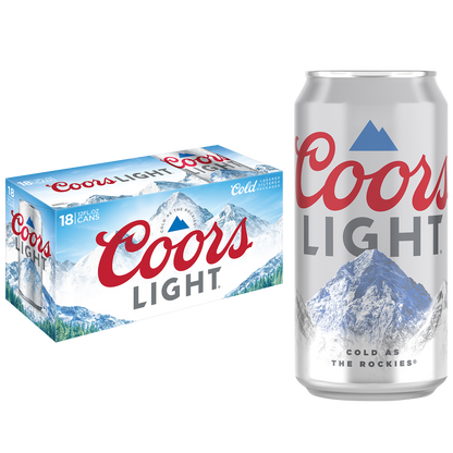 Coors Light 18pk 12oz Can 4.2% ABV