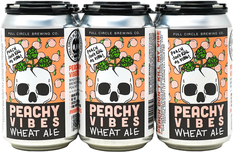 Full Circle Peachy Vibes Wheat Ale 6pk 12oz Can