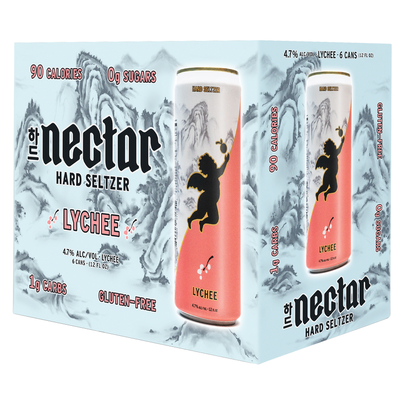 Nectar Hard Seltzer - Lychee 6pk 12oz Can 4.8% ABV