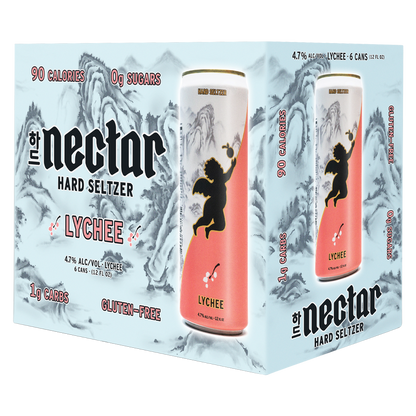 Nectar Hard Seltzer - Lychee 6pk 12oz Can 4.8% ABV