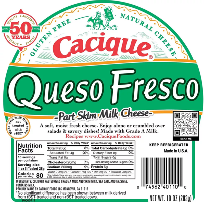 Cacique Queso Fresco - 10oz