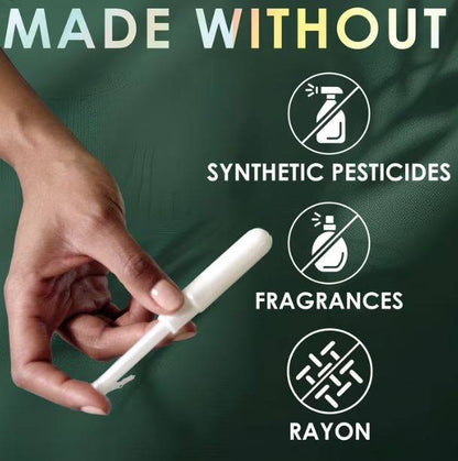 L . Organic Cotton Full Size Multipack Tampons, Regular/Super, 30ct