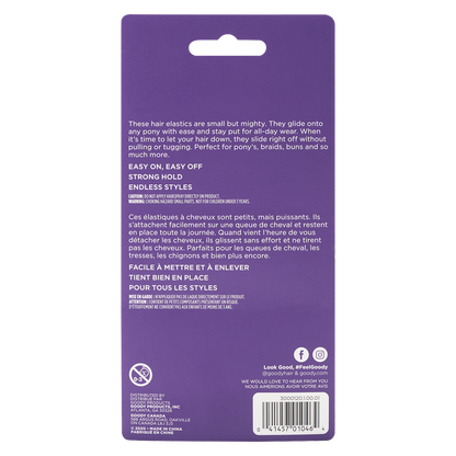 Goody Latex Elastic Clear 250ct