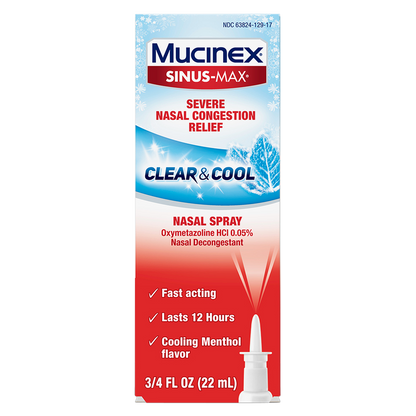 Mucinex Sinus-Max Severe Nasal Congestion Relief Nasal Spray 0.75oz