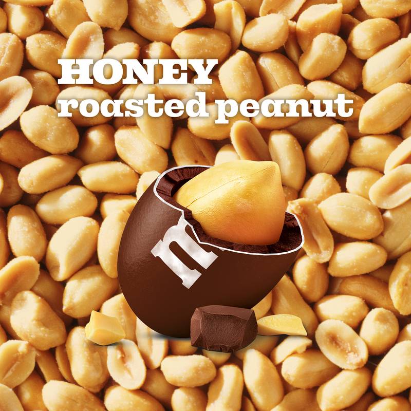 M&M'S Honey Roasted Peanut Chocolate Candy,  3.27 oz