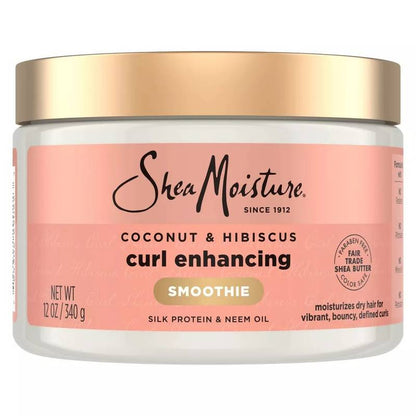 SheaMoisture Coconut and Hibiscus Curl Enhancing Smoothie, 12oz