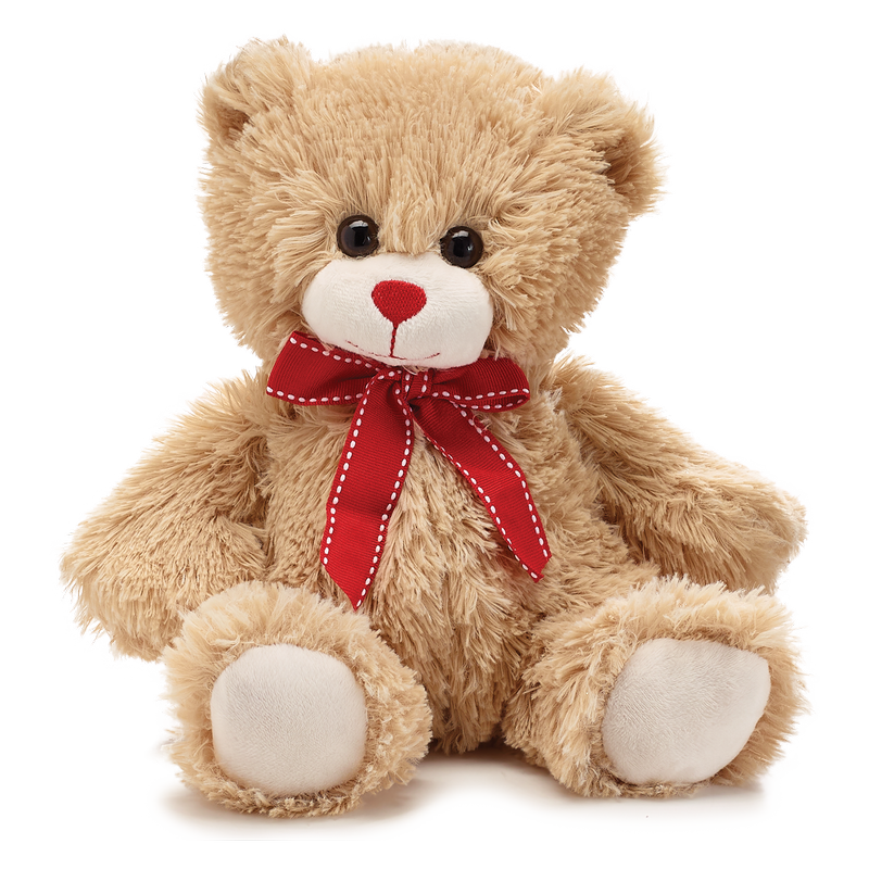 10" Teddy Bear With Bow