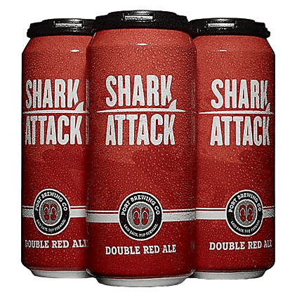 Port Brewing Shark Attack Double Red Ale 4pk 16oz Can