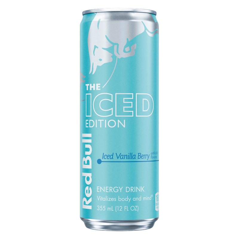 Red Bull Iced Vanilla Berry Energy Drink 12oz Can