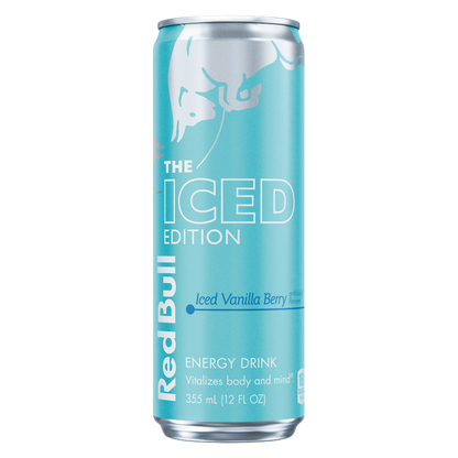 Red Bull Iced Vanilla Berry Energy Drink 12oz Can