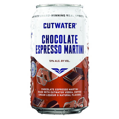 Cutwater Chocolate Espresso Martini 4pk 12oz Can 13% ABV