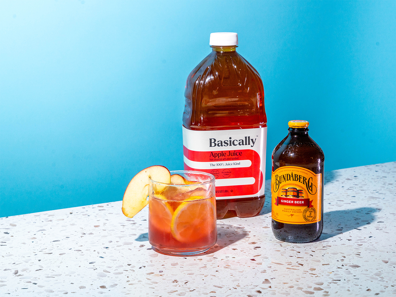 Apple ginger refresher mocktail