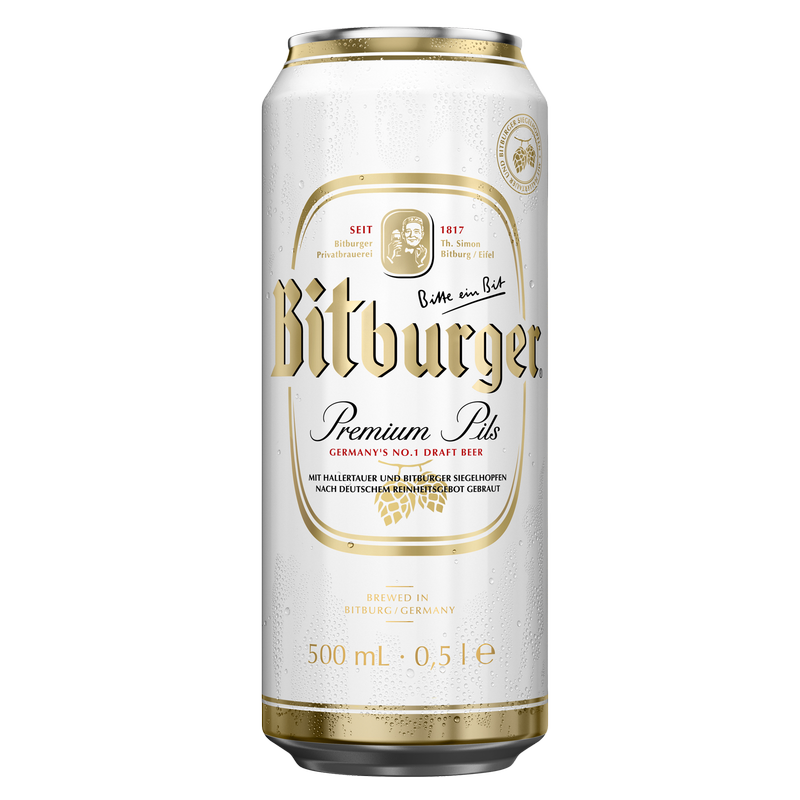 Bitburger Pilsner 4pk 16.9oz Can 4.8% ABV - Bitburger – BevMo!