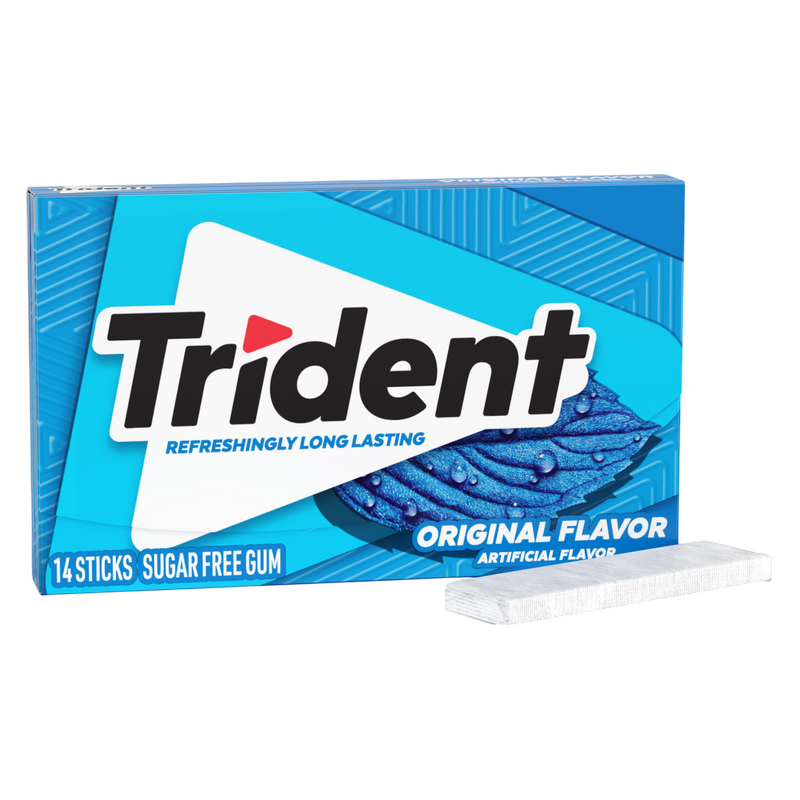 Trident Original Flavored Gum, 14pc