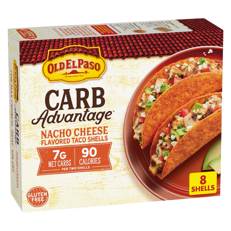 Old El Paso Low Carb Nacho Taco Shells 8ct