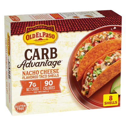 Old El Paso Low Carb Nacho Taco Shells 8ct