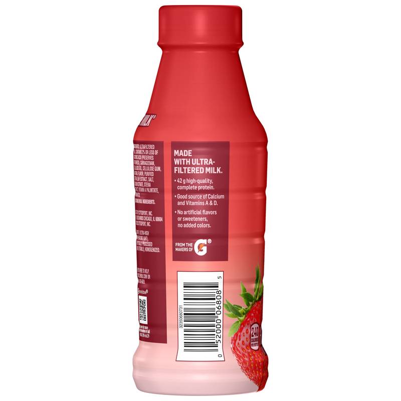 Muscle Milk PRO Strawberries N Creme High Protein Shake with Ultra-Filtered Milk 14oz Btl