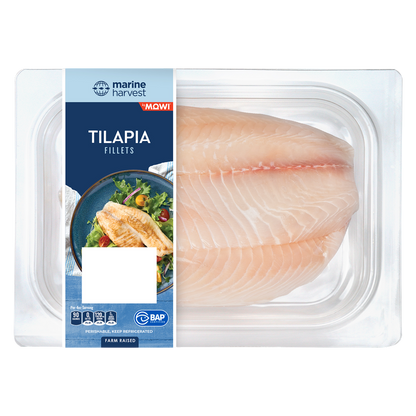 Tilapia Fillets (Frozen) - 12oz