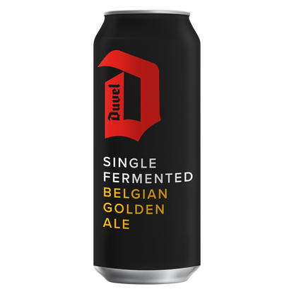 Duvel Single Fermented Belgian Golden Ale 4pk 16oz Can 6.8% ABV