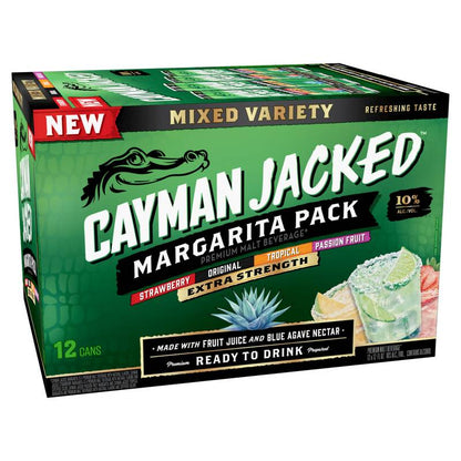Cayman Jack Jacked Margarita Variety Pack 12pk 12oz Can