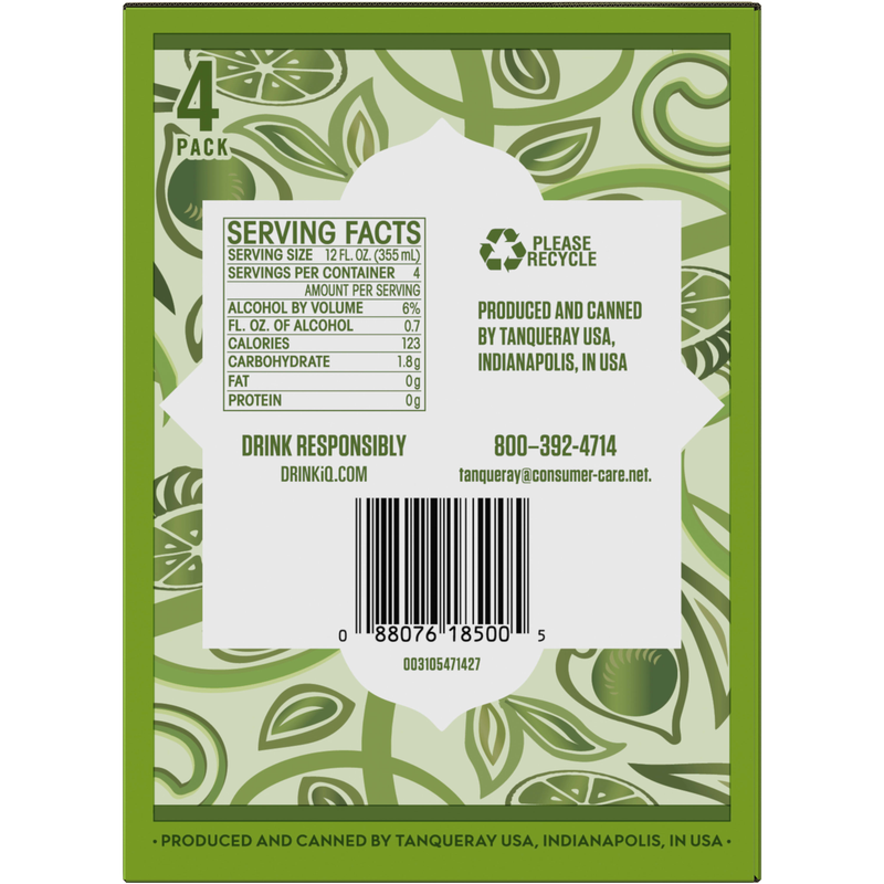 Tanqueray Rangpur Lime Gin & Soda 4pk 12oz Cans 6% ABV