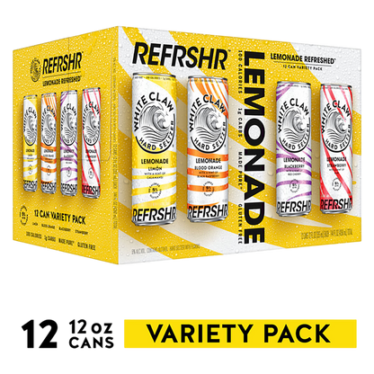 White Claw REFRSHR Lemonade Variety 12pk 12oz Can 5.0% ABV
