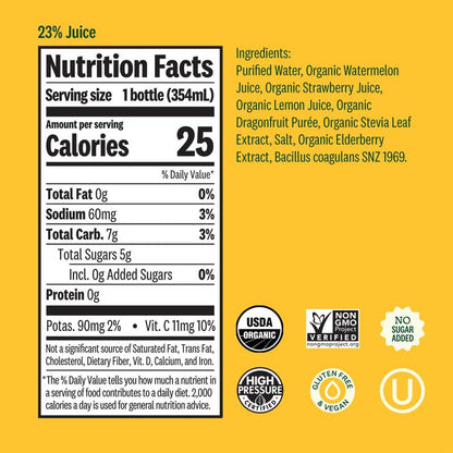 Suja Organic Watermelon Love 12oz