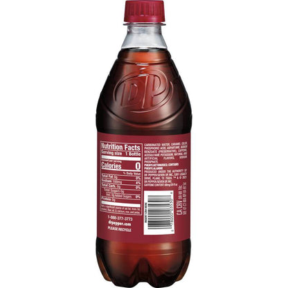 Dr Pepper Zero Sugar 20oz Btl