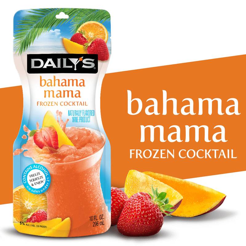 Daily's Bahama Mama Ready to Drink Single 10oz Pouch 5% ABV
