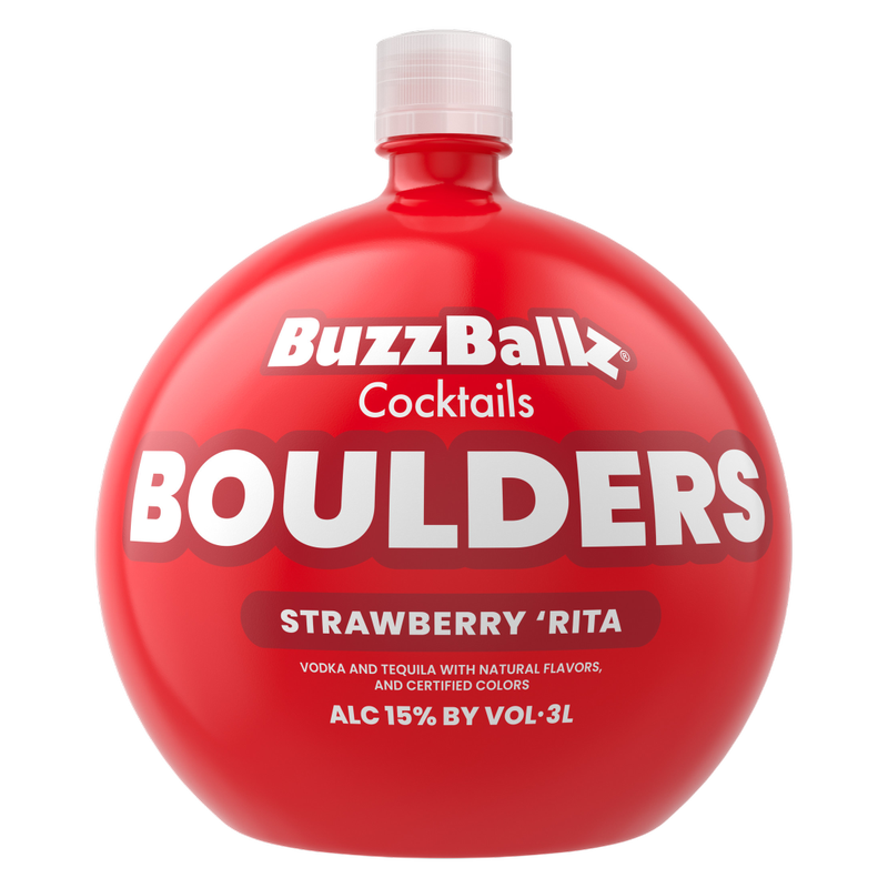 BuzzBallz Boulders Strawberry Rita 3L Bottle