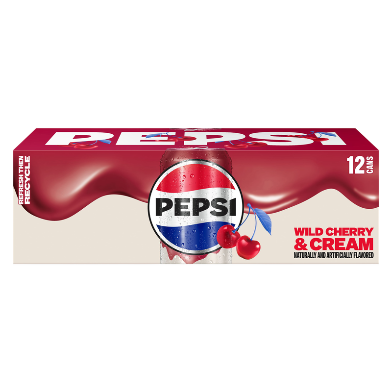 Pepsi Wild Cherries and Cream 12pk 12oz Can