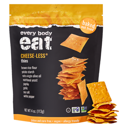 Every Body Eat® CHEESE-LESS Snack Thins 4oz Bag