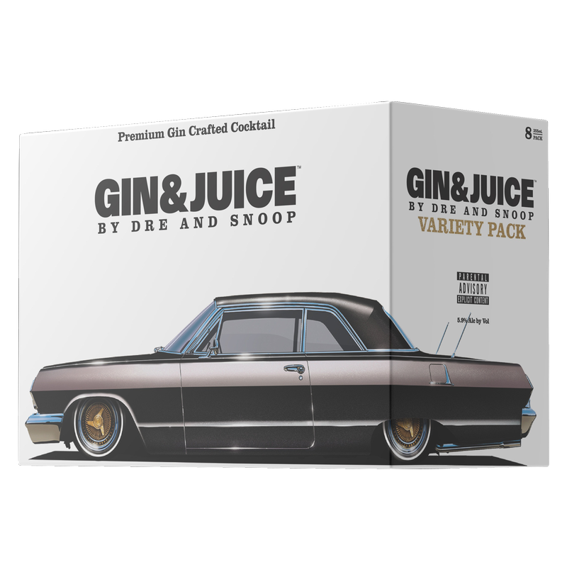 GIN & JUICE By Dre and Snoop Variety 8pk 12oz 5.9% ABV