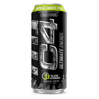 C4 Ultimate Energy Zero Sugar Tropical Tundra Frost 16oz Can