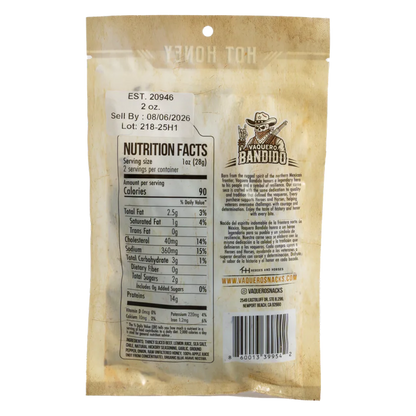 Vaquero Bandido Hot Honey Carne Seca, 2oz