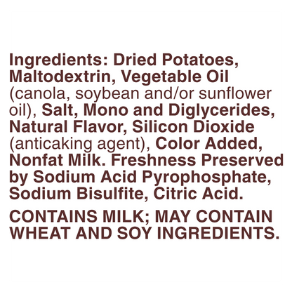 Betty Crocker Mashed Potatoes, Homestyle Creamy Butter 4.7oz