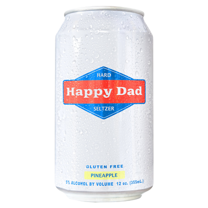 Happy Dad Hard Seltzer Pineapple 12pk 12oz Can 5.0% ABV