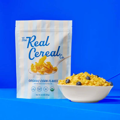 The Real Cereal Organic Corn Flakes Cereal, 8.4oz.